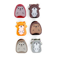 Kikkerland 6-pack Bag Clips, Multicolor