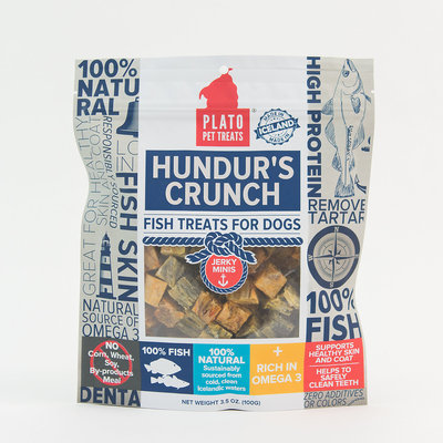 Plato Hundur's Grain Free Crunch Jerky Minis Dog Treats