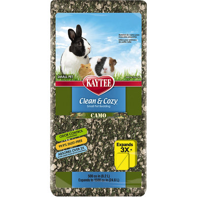 Kaytee Clean & Cozy Camo Small Animal Bedding, 500 cu in