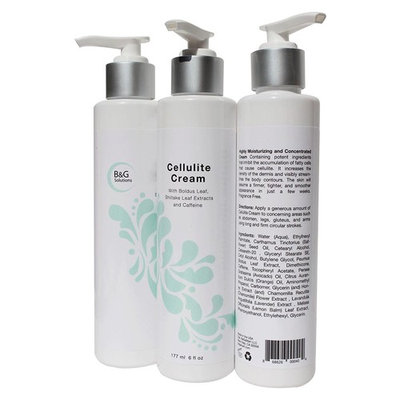 Cellulite Cream, Skin Firming, Fat Burner, Anti Cellulite Cream - Firmer And Tighter Skin - Combats Skin Aging, Non Oily, Absorbs Quicker than Massage Oils - Boldus, Shiitake Leaves Vitamin E Rich 6oz