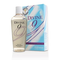 Divine 9 Water-based Personal Lubricant with Carrageenan (4 Oz) - The Ultimate in Pleasure & Protection