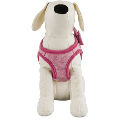 Bond & Co. Pink Bow Small Dog Harness, XS, X-Small