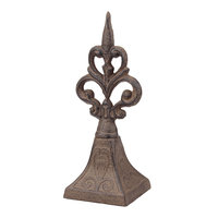 Stonebriar Collection Small Rustic Cast Table Decor, Brown
