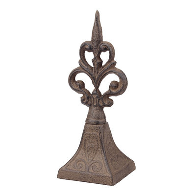Stonebriar Collection Small Rustic Cast Table Decor, Brown