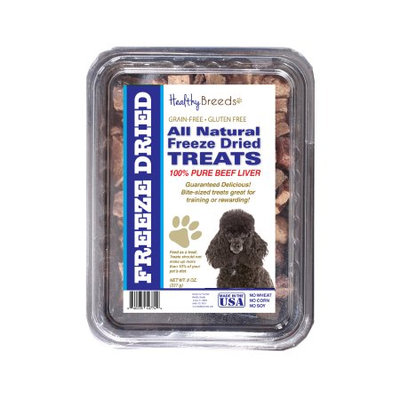 Healthy Breeds 840235148166 10 oz Poodle All Natural Freeze Dried Treats Beef Liver