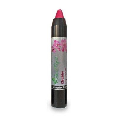 Chubby Lip Pencil (SIMPLY PINK) Lipstick | Stain | Natural | Long Lasting | Moisturizing | Certified Organic Ingredients | Cruelty Free | Lead Free | Made in USA : Beauty