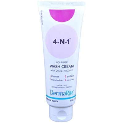 No Rinse Skin Cleanser DermaRite - Item Number 00208CS - 4 oz - 24 Each / Case