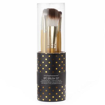 Simple Pleasures 6-pc. Makeup Brush Set, Ovrfl Oth