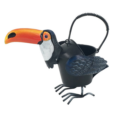 Celebrate Spring Together Indoor / Outdoor Metal Toucan Watering Can, Multicolor