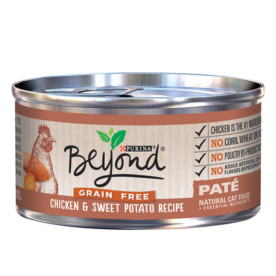 Purina Beyond Grain-Free Chicken & Sweet Potato Pate Recipe Canned Cat Food