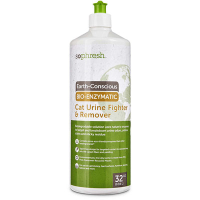 So Phresh Earth-Conscious Bio-Enzymatic Cat Urine Fighter & Remover, 32 fl. oz.