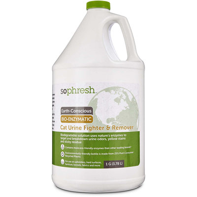 So Phresh Earth-Conscious Bio-Enzymatic Cat Urine Fighter & Remover, 1 Gallon