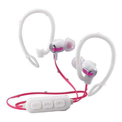 iHome iB71WPC BT Wireless Water-resistant Sport Earphones Wh/Pk