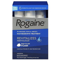 Rogaine Men's Easy-To-Use Foam 6.33 oz, 3 ea (Pack of 10)