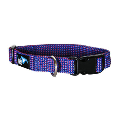 5280 Dog 5280DOG Royal Blue Braided Collar, Large