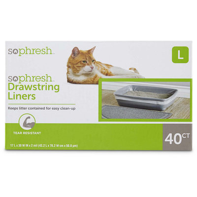 So Phresh Drawstring Cat Litter Box Liners 17