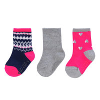 carter's® 3-Pack Fair Isle Socks in Pink