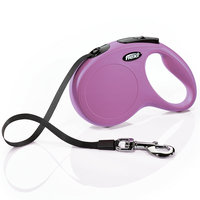 Flexi Classic Retractable Dog Leash in Pink, Medium/Large 16'