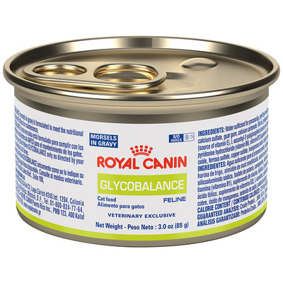 Royal Canin Veterinary Diet Feline Glycobalance Morsels In Gravy Wet Cat Food, 3.0 oz, Case of 24