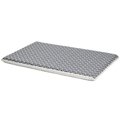 Midwest QuietTime Defender Series Reversible Crate Pad Grey, XX-Large, Gray / White
