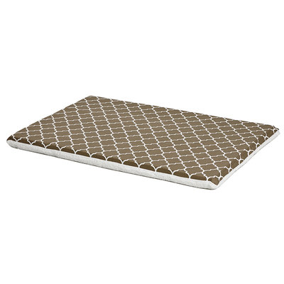 Midwest QuietTime Defender Series Reversible Crate Pad Brown, X-Large, Brown / White