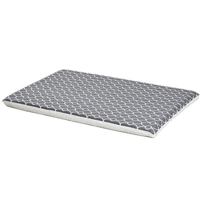Midwest QuietTime Defender Series Reversible Crate Pad Grey, X-Large, Gray / White