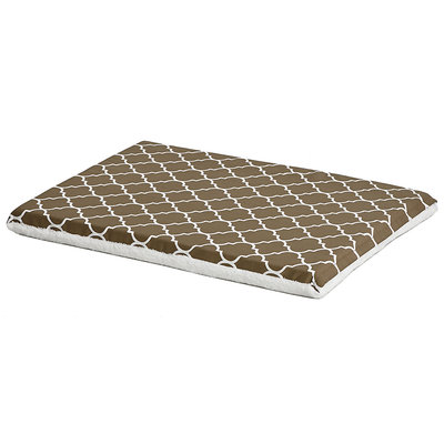 Midwest QuietTime Defender Series Reversible Crate Pad Brown, Medium, Brown / White