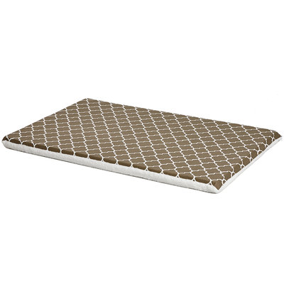 Midwest QuietTime Defender Series Reversible Crate Pad Brown, XX-Large, Brown / White