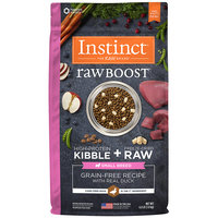 Natures Variety Nature's Variety Instinct Raw Boost Small Bites Grain Free Duck Dry Dog Food, 4 lbs.