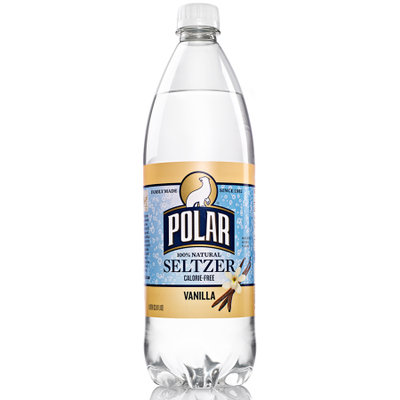 Polar Seltzer Water, Vanilla, 33.8 Fl Oz (Pack of 12)