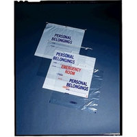 Medegen Medical MAI 70-51 20 x 20 x 4 in. Personal Belongings Bag with Rigid Handle Clear - 250 per Case