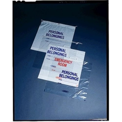 Medegen Medical MAI 70-51 20 x 20 x 4 in. Personal Belongings Bag with Rigid Handle Clear - 250 per Case
