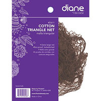 Diane Cotton Triangle Net, Brown - 2 pack
