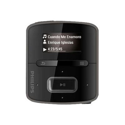 Philips GoGear SA3RGA04K 4GB Flash MP3 Player. Each