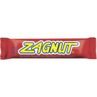 Zagnut Candy Bar, Crunchy Peanut Butter-Toasted Coconut, 1.75-Ounce (Pack of 24)