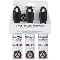 Well & Good Travel Pet Hair Roller 3 Pack Set, 30CT