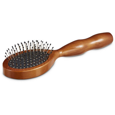 Well & Good Wooden Cushion Pin Dog Brush, Small