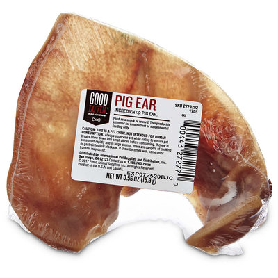 Good Lovin' Pig Ear Dog Chew, 0.56 oz, Pack of 1