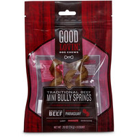 Good Lovin' Traditional Beef Mini Bully Spring Dog Chews, Pack of 3