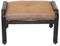 Heritage Outdoor Living Nassau Cast Aluminum Ottoman - Antique Bronze