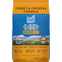 Natural Balance Limited Ingredient Diets Indoor Adult Cat Food - Grain Free, Turkey and Chickpea size: 5 Lb