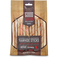 Good Lovin' Vanilla Flavored Rawhide Stick Dog Chews, 3 oz.