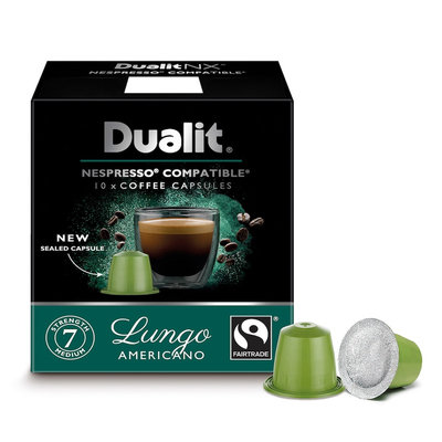 Dualit® 60-Count NX Lungo Nespresso® Compatible Coffee Capsules