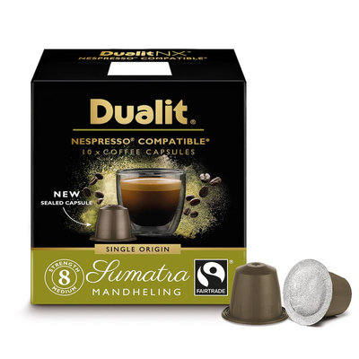 Dualit® 60-Count NX Origins Sumatra Mandheling Nespresso® Compatible Coffee Capsules