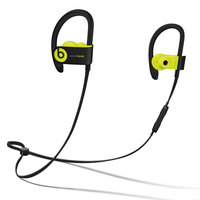 Beats by Dr. Dre Powerbeats3 Wireless Earphones - Shock Yellow - Stereo - Shock Yellow - Wireless - Bluetooth - Earbud, Over-the-ear, Behind-the-neck - Binaural - In-ear