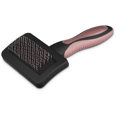 Well & Good Rose Gold Cushion Slicker Dog Brush, Small
