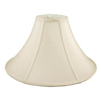 Round Coolie Bell Lampshade in Eggshell