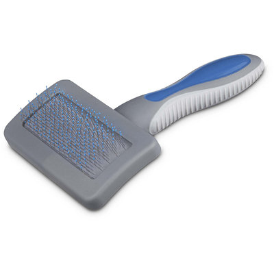 Well & Good Blue Cushion Slicker Dog Brush, Small