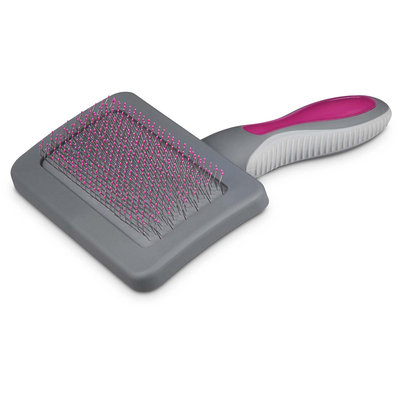 Well & Good Pink Cushion Slicker Dog Brush, Large
