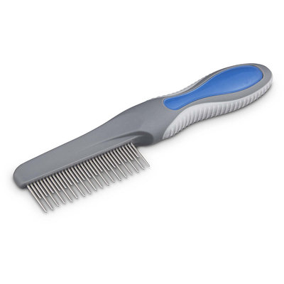 Well & Good Blue Undercoat Comb for Dogs